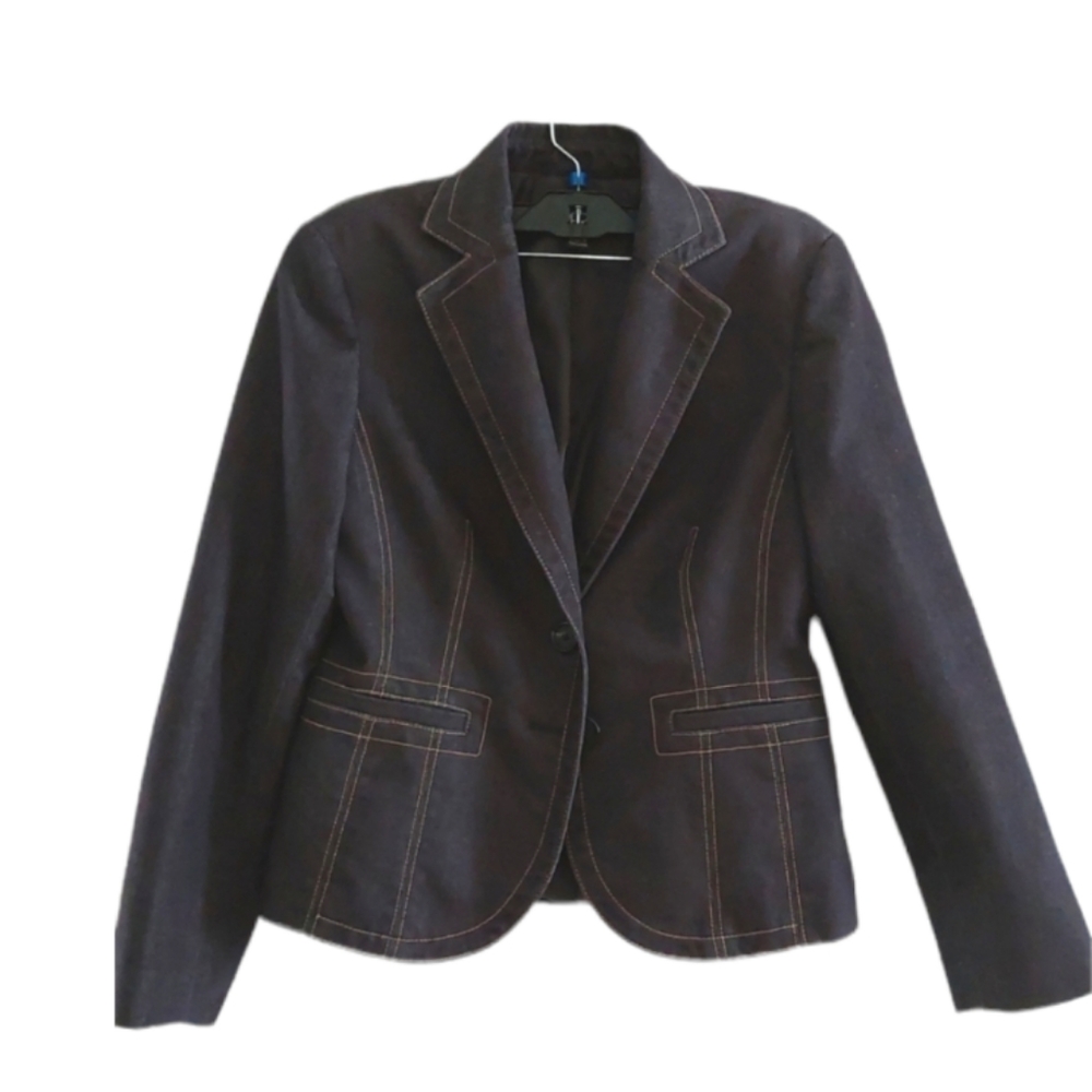 PETITE: Kasper Essential Sportswear, woman's jean jacket, size 4